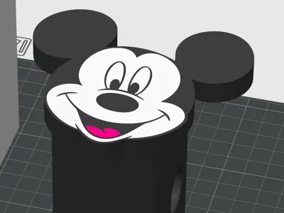 Mickey Mouse hitch cover