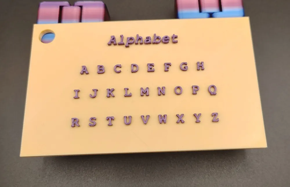 Alphabet Cards - Free 3D Print Model - MakerWorld