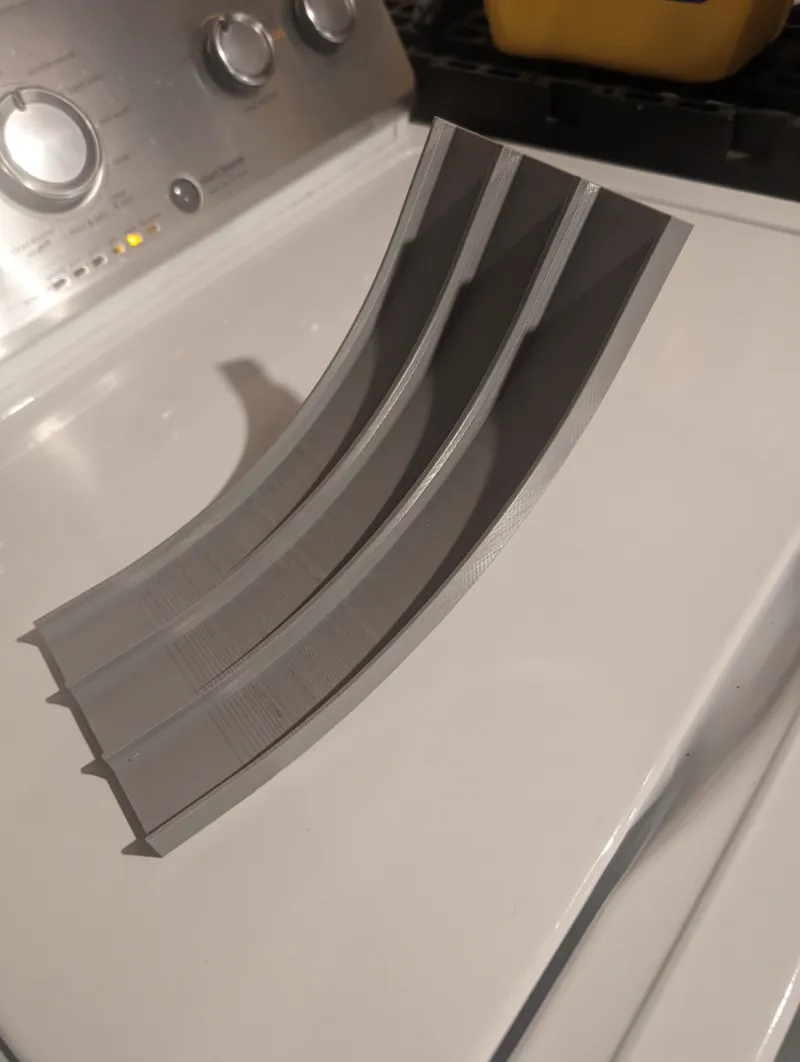 120° Straight Bend Gravity Track