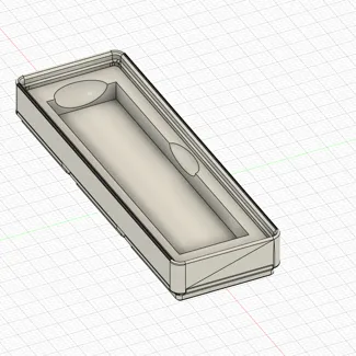 Gridfinity Package Knife Holder 1x3