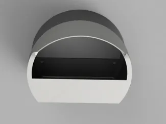 Mounted Bird Feeder with Shade