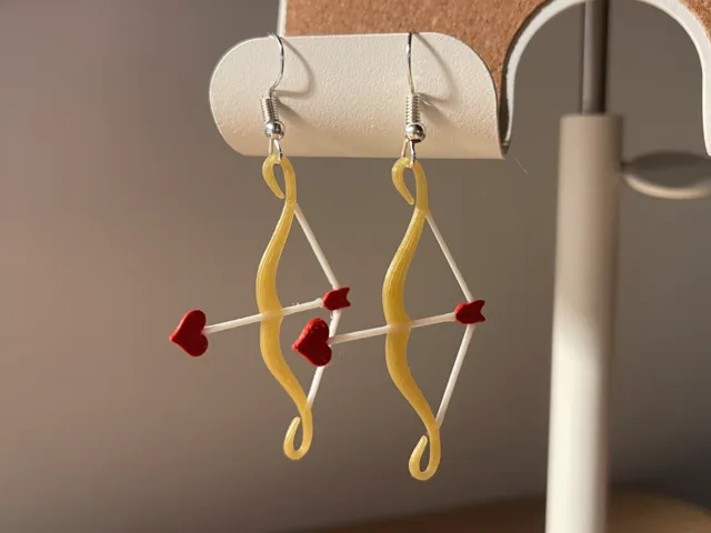 Cupid's Bow & Arrow - Earrings