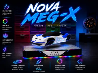 NOVA MEG-X | Magnetic Levitation | Future Car
