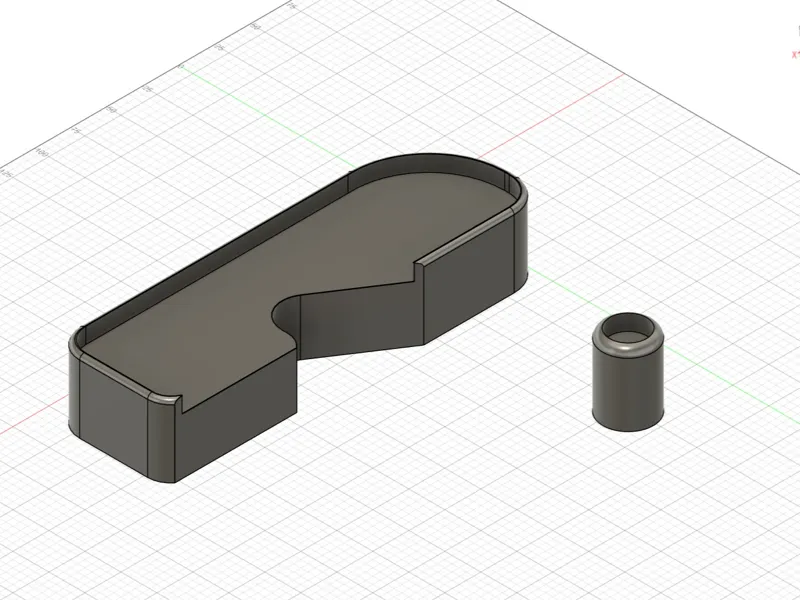 Poop chute Base/Riser for Anti-Vibration Feet