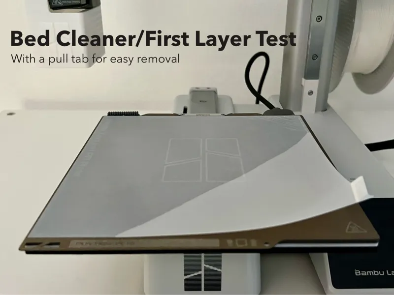 Bed Cleaner/First Layer Test