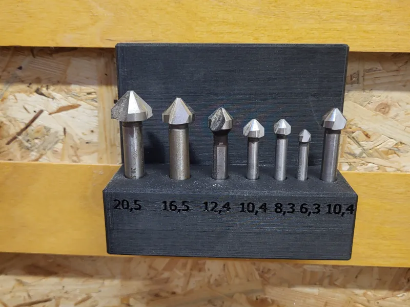French Cleat Halter für 1/2 Zoll Bitaufnahmen