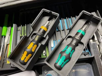 gridfinity wera 813 handle 1x3x4 stackable