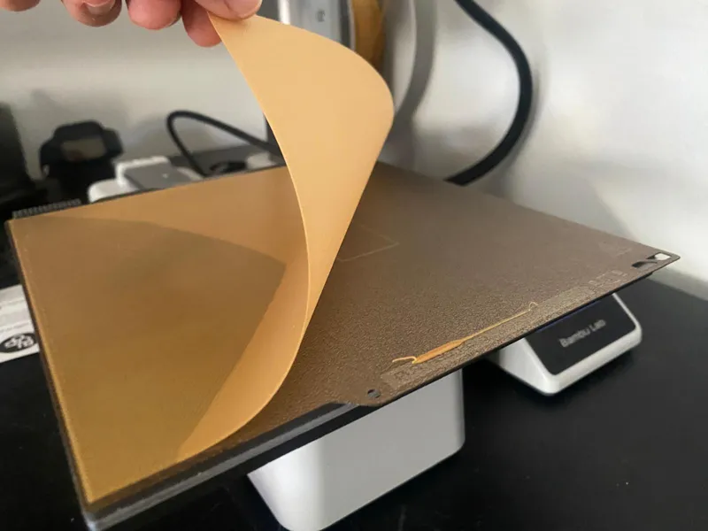Perfectly clean bed for perfect prints!