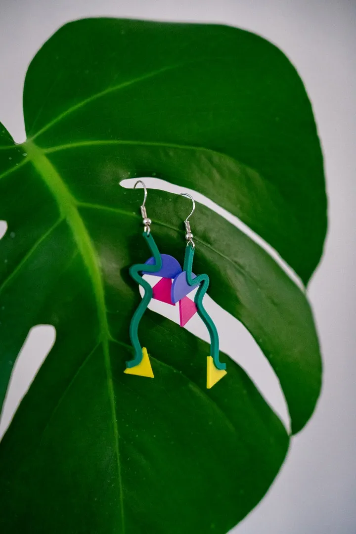 SnackZone 80's Style Earrings view 2