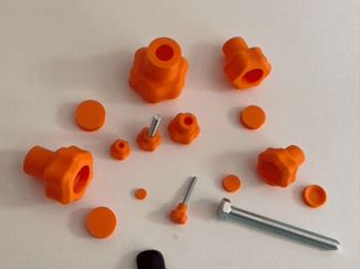 Metric screw knob; M4 M5 M6 M8 M10 M12 M14 M16