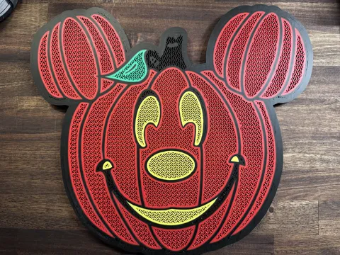 Modelo para impresión 3D: Halloween Mickey Mouse | Pin Board Display — vista de referencia 4