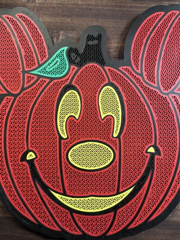 Modelo para impresión 3D: Halloween Mickey Mouse | Pin Board Display — vista de referencia 2