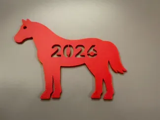 CNY 2026 Year of the Horse key attachment