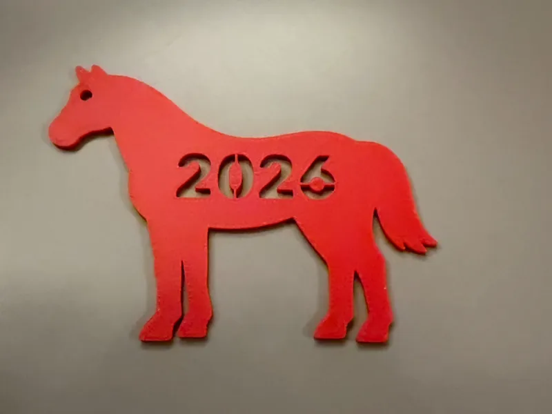 CNY 2026 Year of the Horse key attachment