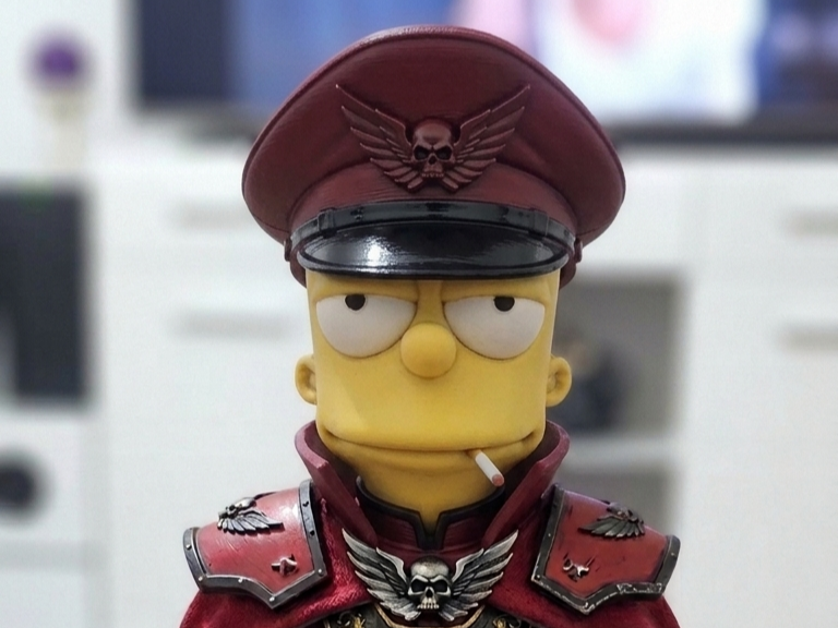 Bart Simpson Als Mr Bison Street fighter
