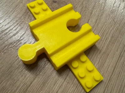 Railway (hape, brio, ikea) to std bricks adapter