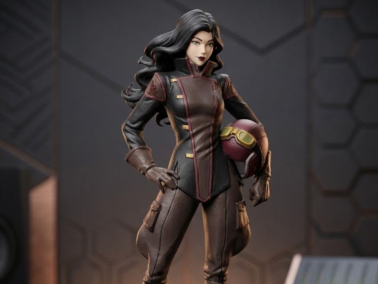 Asami Sato - The Legend of Korra TLOK 3D model