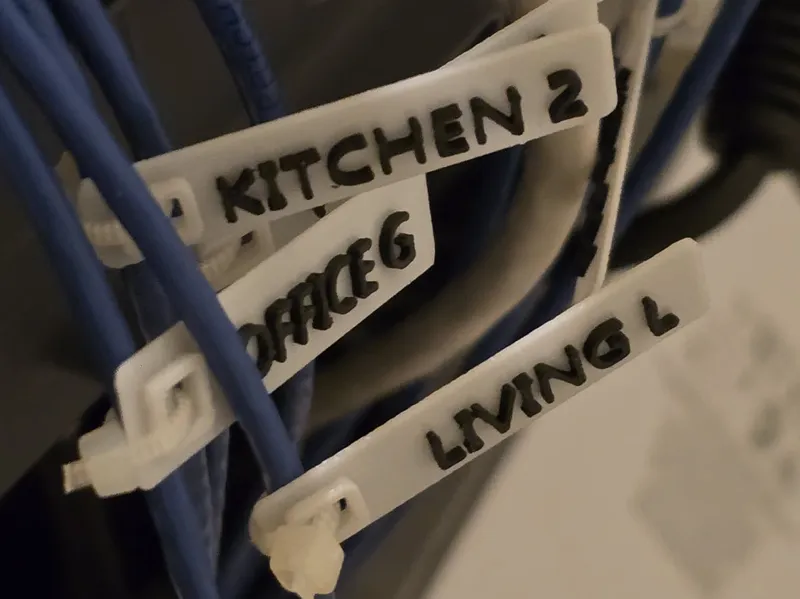 Zip Tie Label