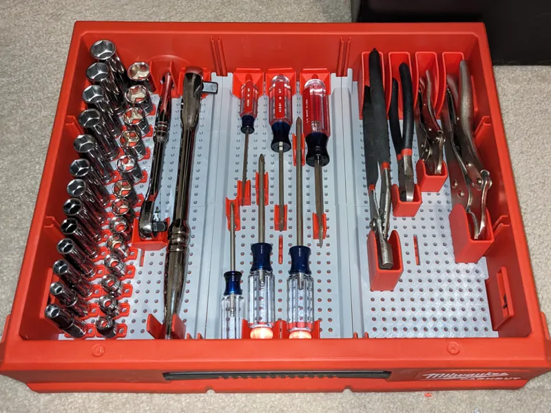 ToolGrid Style Insert For 3 Drawer Packout