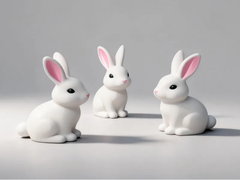 Cute Rabbit Figurine