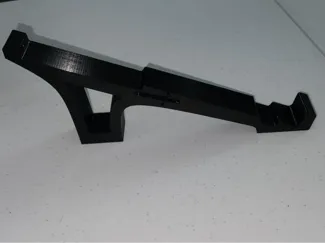 MSI GE76 raider laptop stand with swords
