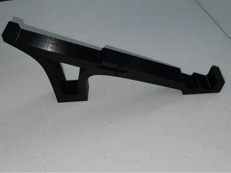 MSI GE76 raider laptop stand with swords