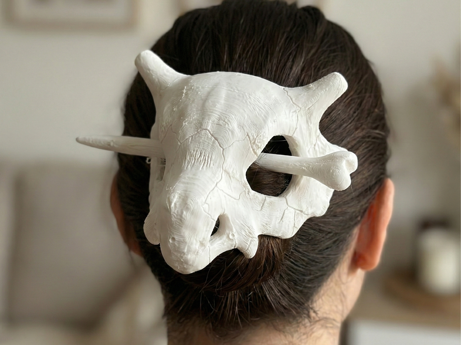Cubone Skull & Bone Hair Pin
