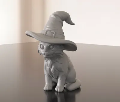 Halloween Wizard Magic Cat