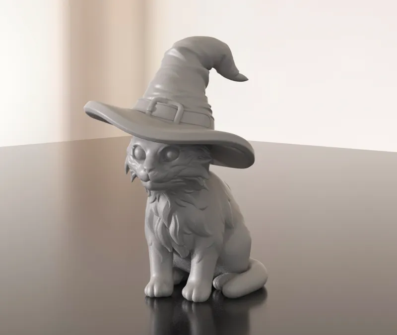 Halloween Wizard Magic Cat