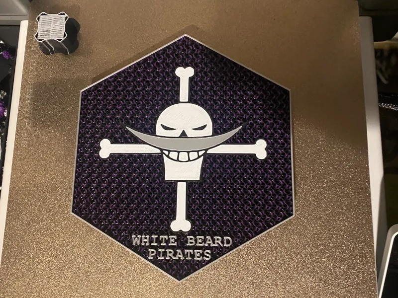 One Piece: White Beard Pirates Jolly Roger Hex Art