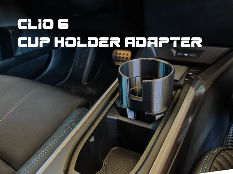 Renault Clio 6 - Cup Holder Adapter