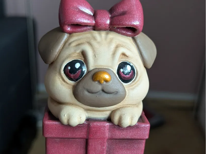 Mops- Geschenk