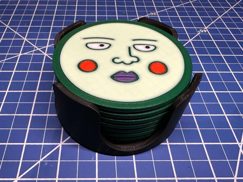 MobPsycho Dimple Coaster + 3 Caddy Size Options