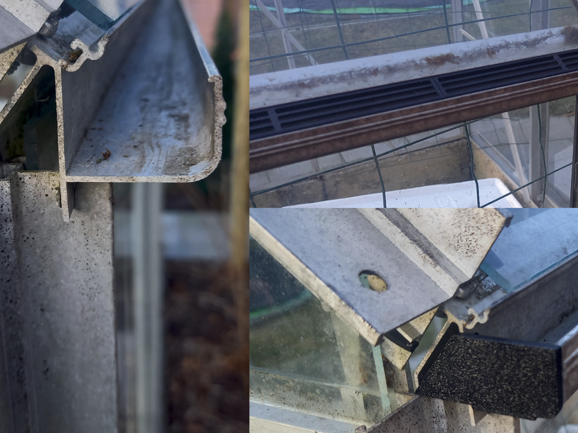 Greenhouse Gutter Shield