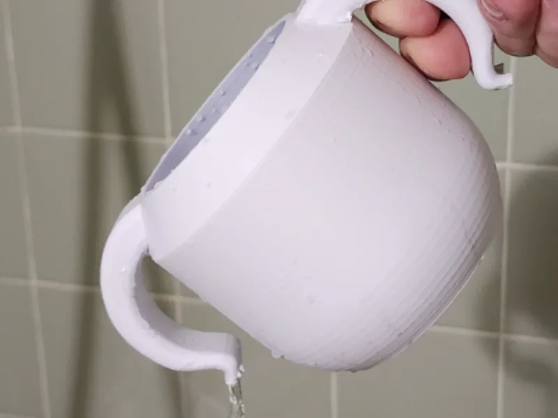 Dual Spout Handle Water Pot