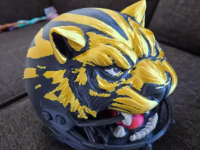Mizzou Tigers display helmet