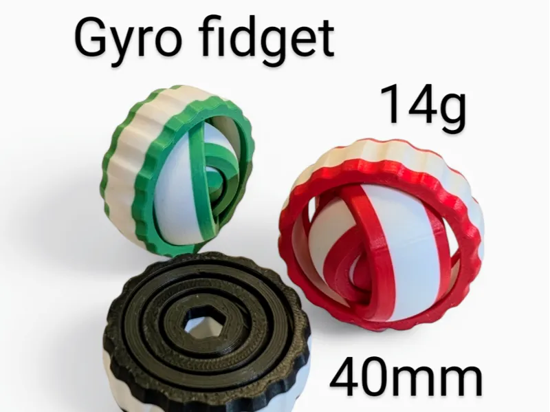 Gyro fidget toy