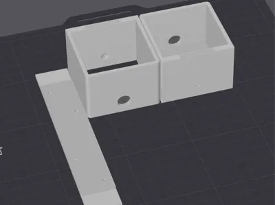 Kitchen Foil holder with screw holes