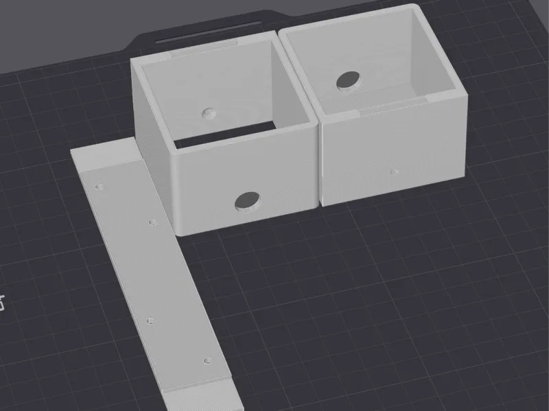 Kitchen Foil holder with screw holes
