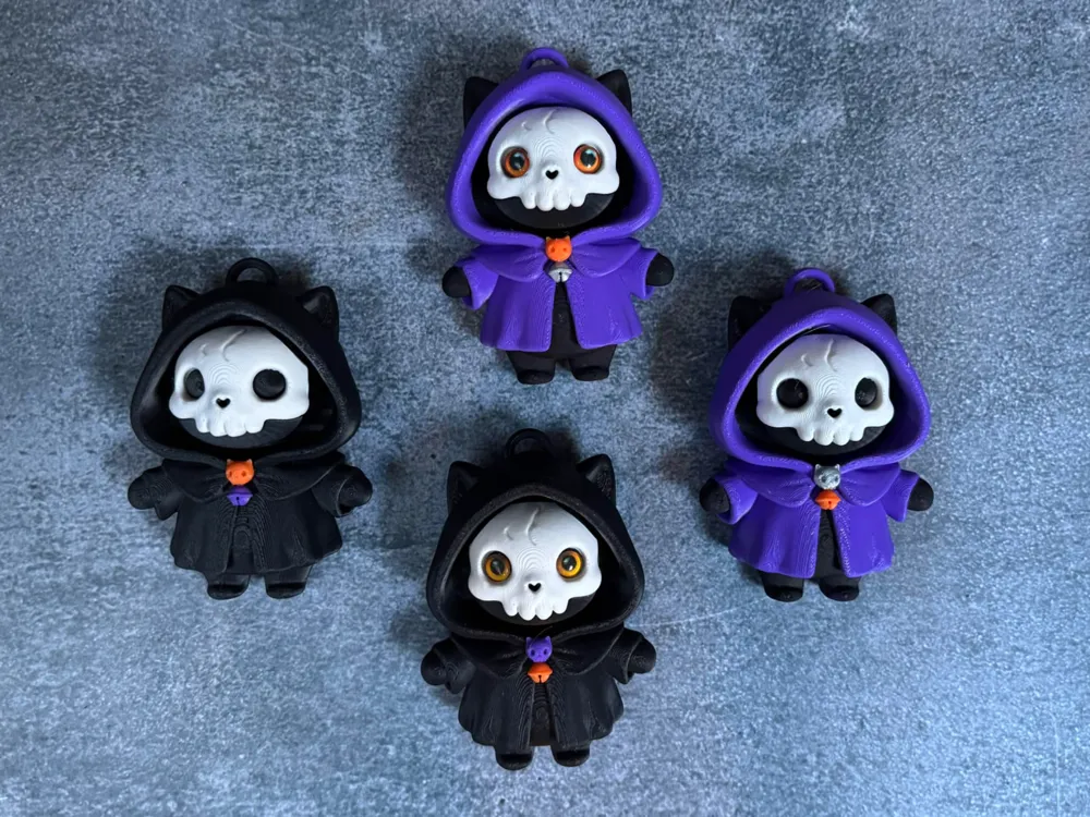 Objeto manipulable: Kawaii Cat Grim Reapurr Clicker. Referencia del modelo original.