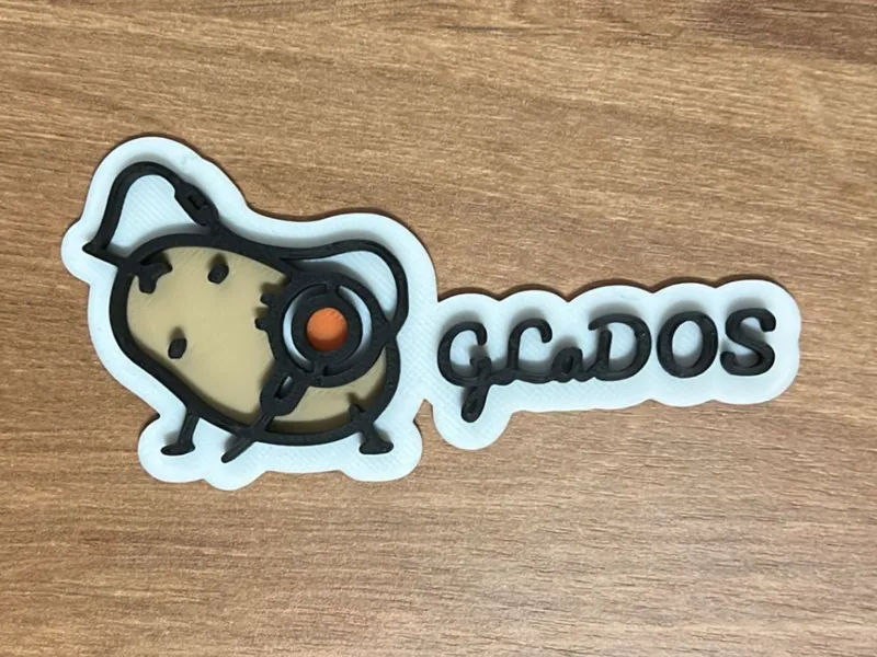 Potato GLaDOS Sign