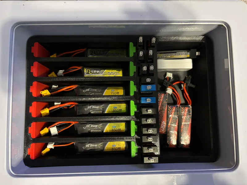 1S, 2S, 3S Bat-Safe Battery Holder Insert
