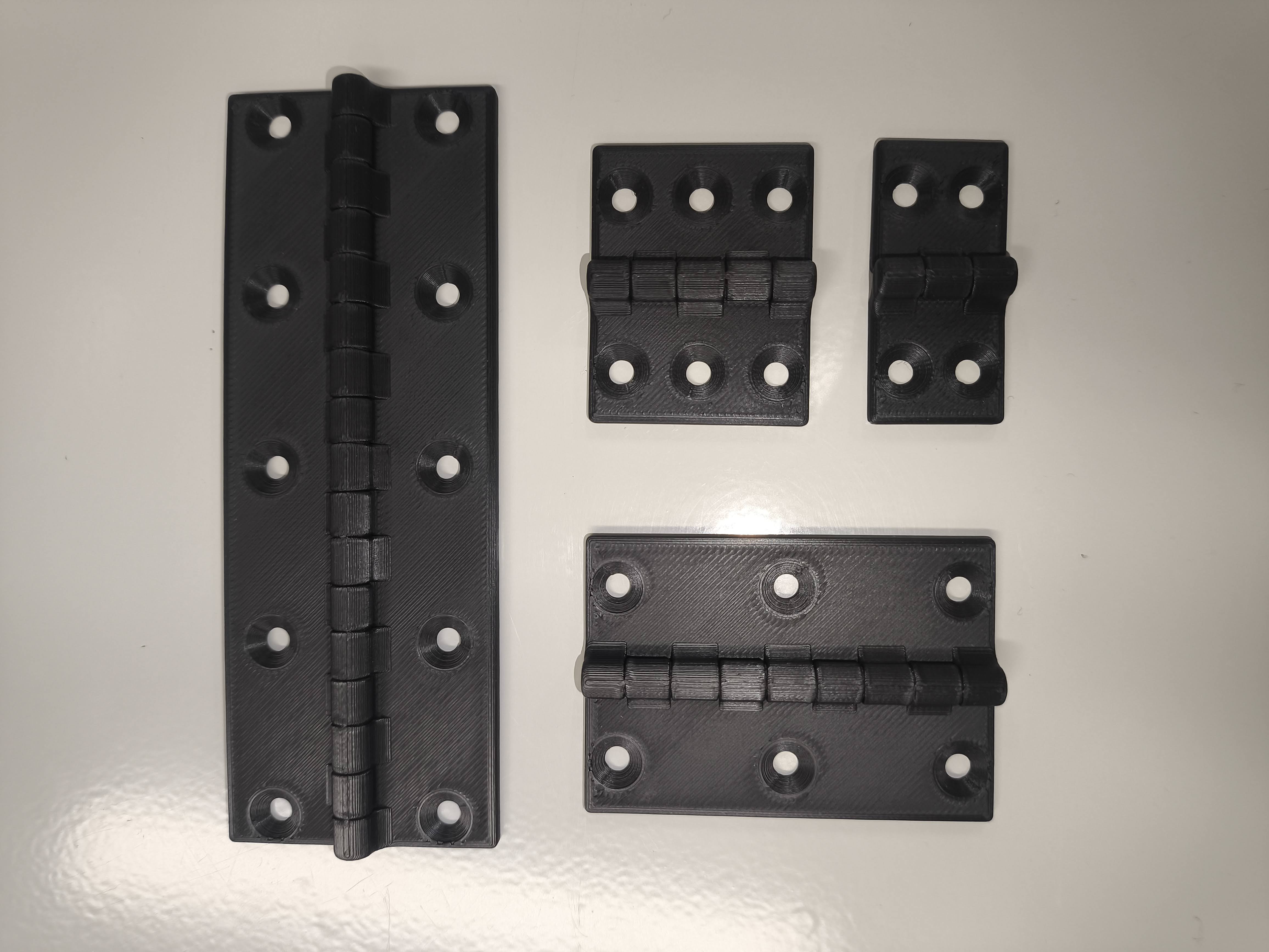 Miniatura 4 do modelo 3D Multi Size Hinges
