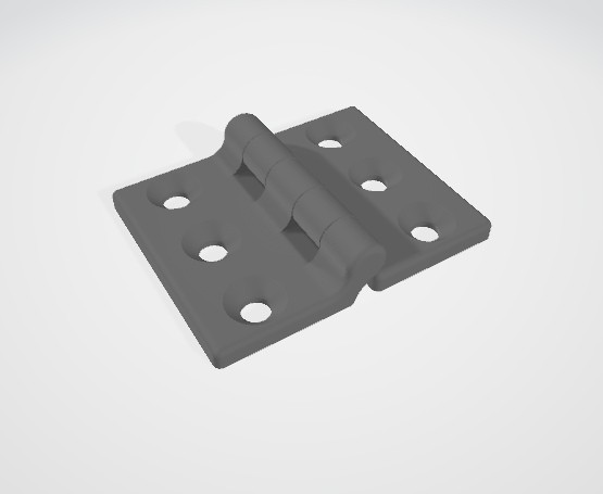 Miniatura 12 do modelo 3D Multi Size Hinges