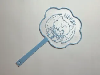 【恋与深空】仿欧根纱猫爪小扇子-黎深