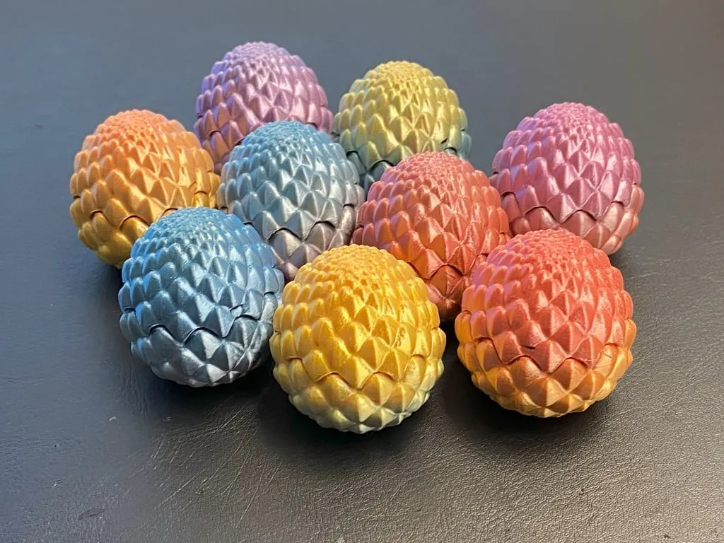 Dragon Egg with hinge / Huevo de Dragón y Bisagra view 3
