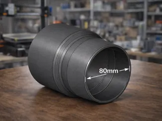 Adapters/Reduzierstücks für Lüftungssysteme 80mm