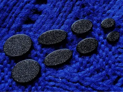 THREADED CROCHET SAFETY EYES (OVAL)