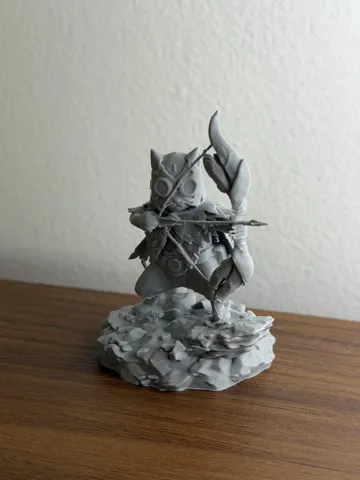 Escenografía en miniatura: Palico Pukei Set + Bow - MH Diorama #018P — vista de referencia 2