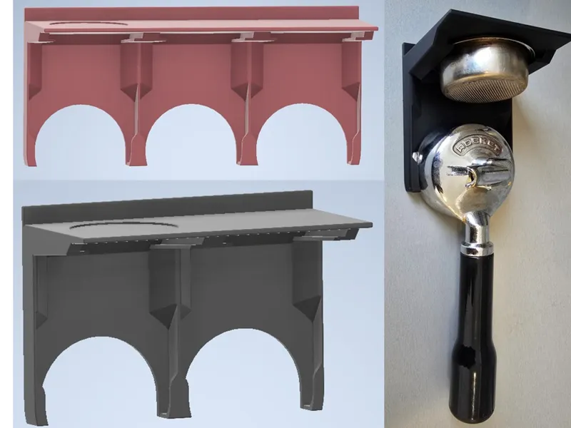 Portafilter Mount for E61 - 1, 2 or 3 Portafilters